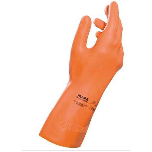 GUANTE DE LATEX NARANJA MAPA INDUS 299