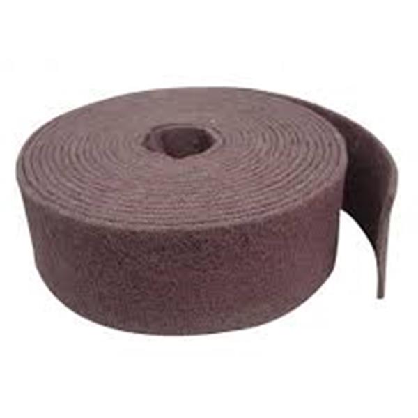 ESTROPAJO EN ROLLO DE FIBRA ABRASIVA MARRON DE 100MM. X 10 METROS DE LARGO CALFLEX