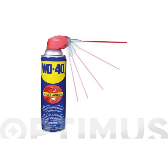 ACEITE LUBRICANTE WD-40 500 ML - PULVERIZADOR DOBLE ACCION WD-40