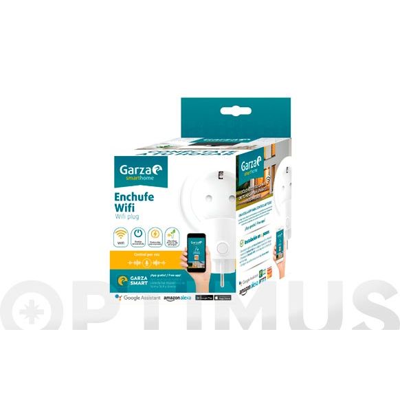 ENCHUFE DE SUPERFICIE SMART WIFI 16A GARZA/DOMOTICA