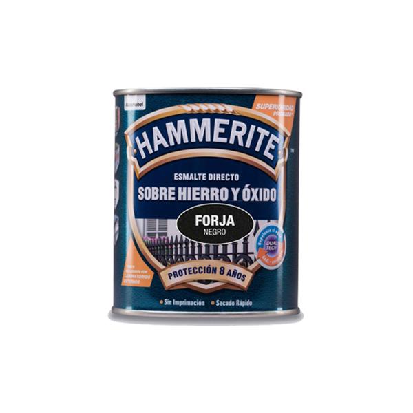 ESMALTE HAMMERITE SOBRE HIERRO Y OXIDO FORJA 0,750 GRIS