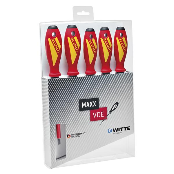 JUEGO DESTORNILLADORES WITTE MAXXPRO VDE 5 PIEZAS 620741