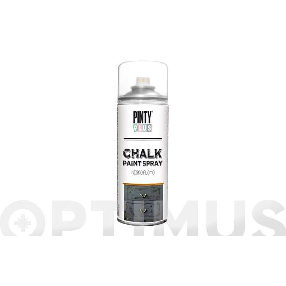 PINTIPLUS CHALK 520CC NEGRO PLOMO