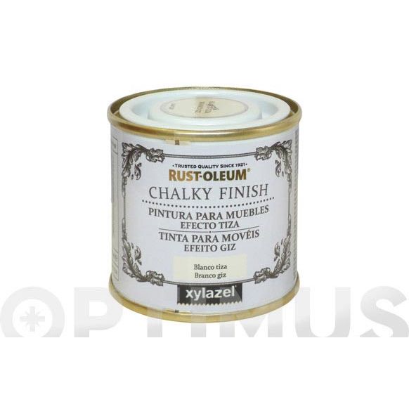 PINTURA EFECTO TIZA CHALKY 125 ML BLANCO ANTIGUO