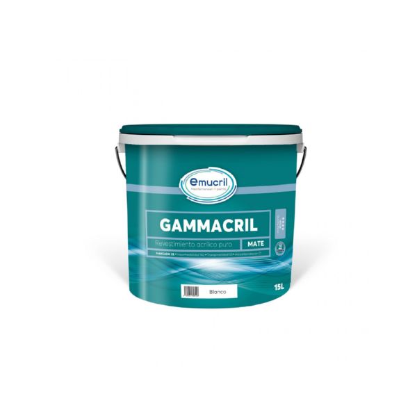 PINTURA PLASTICA FACHADAS GAMMACRIL Nº 1121 LISA DE 4 L.