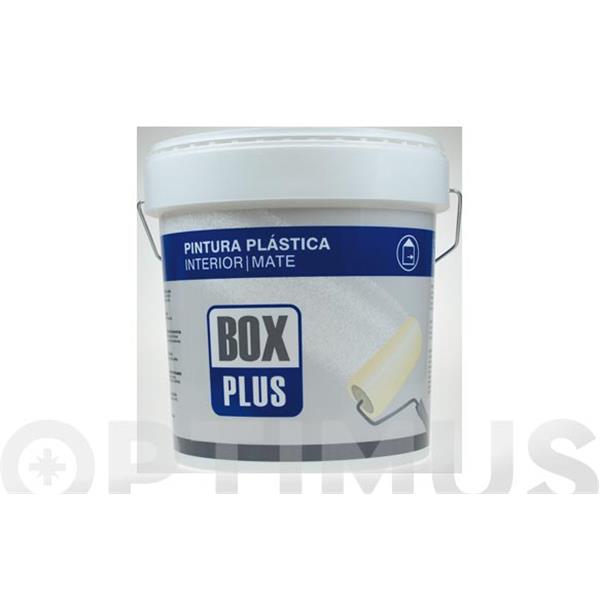 PINTURA PLASTICA MATE BOX PLUS INTER-EXTERIOR 5KG. BLANCA